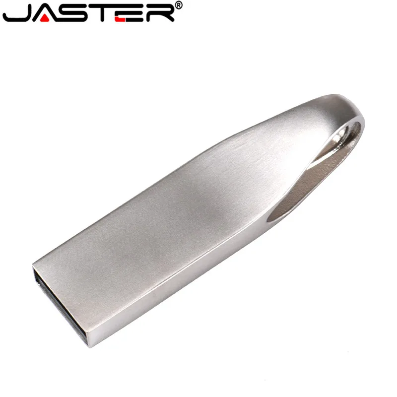 JASTER 2,0 металлический USB флеш-накопитель с логотипом на заказ, Цепочка для ключей 128 Гб 64 ГБ 32 ГБ 16 ГБ 8 ГБ 4 ГБ карта памяти