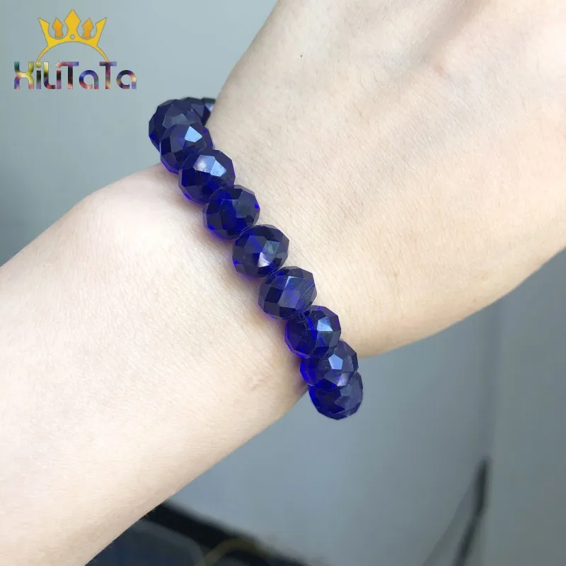 Perline Di Vetro COIRIS 70pz 12mm: Rondelle Sfaccettate Lago Blu Per Gioielli Fai Da Te