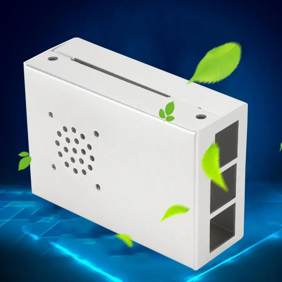 Для Raspberry Pi 4B теплоотвод защитный алюминиевый сплав металлический чехол Корпус Алюминиевый сплав чехол