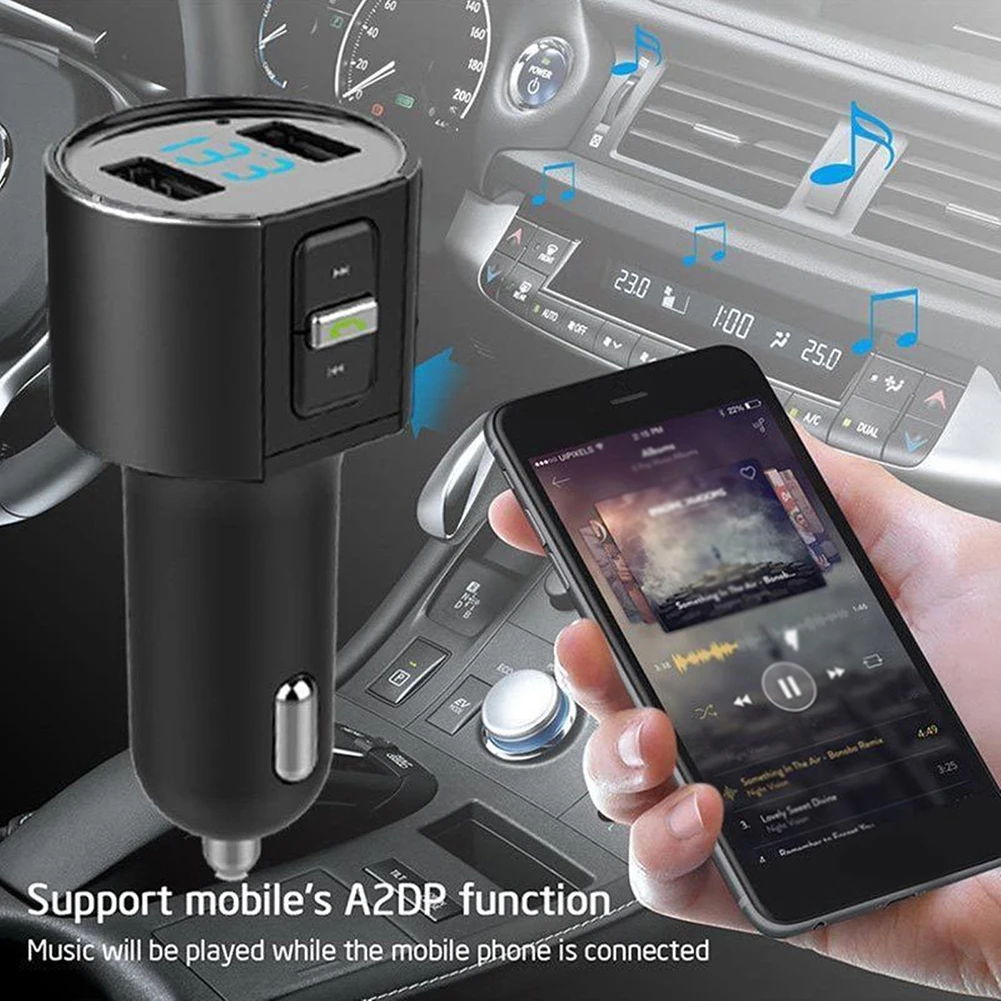 Mp3-плеер автомобильный FM-передатчик с двумя USB-портами | Автомобили и мотоциклы