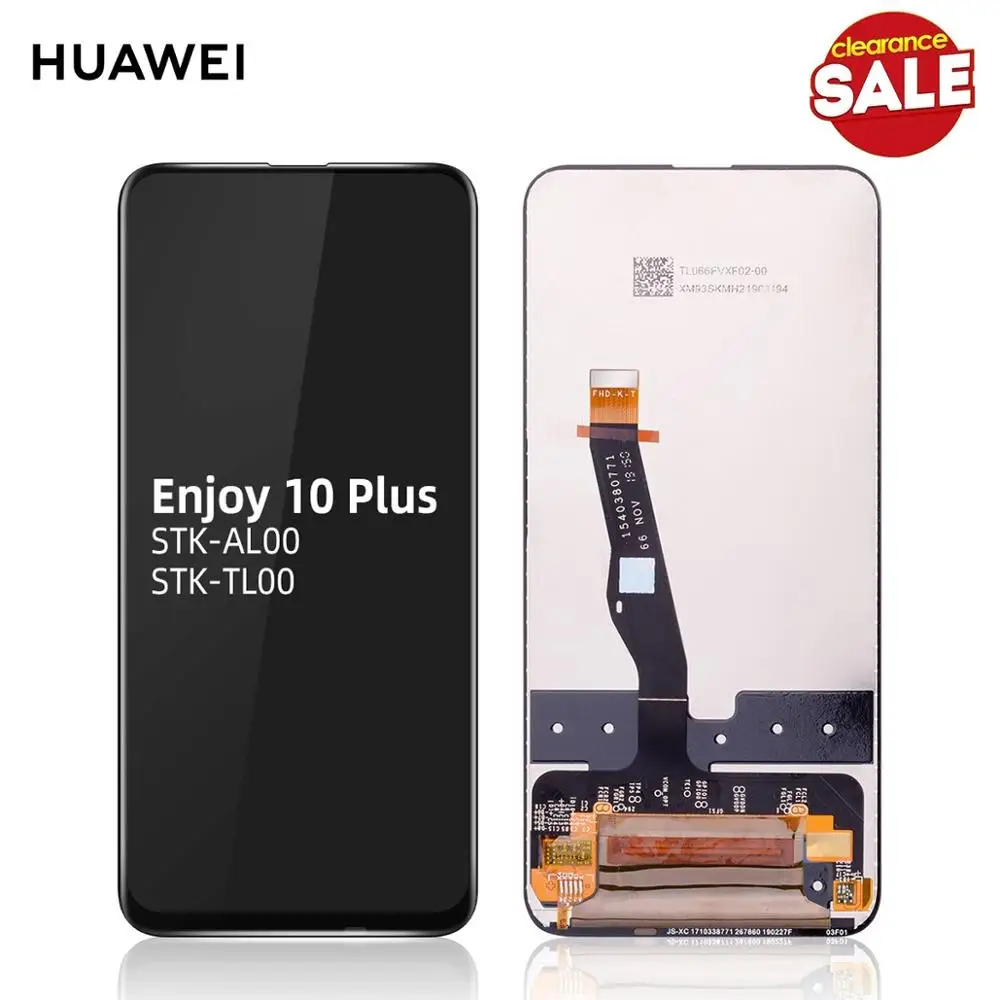 

6.59" New Original Display For HUAWEI Enjoy 10 Plus LCD Touch Screen Digitizer Replacement STK-AL00 STK-TL00