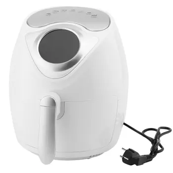 

1300W 2.8L Intelligent Temperature Control Commercial Electric Air Fryer Smokeless Cooker Machine EU Plug White