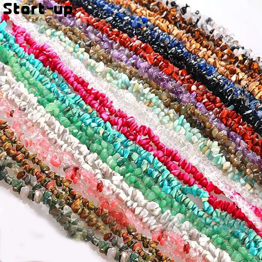 

Freeform Chip Inch Stone Beads Makeup For Lapis Kyanite Opal Quartz Christmas Gift DIY Necklace Bracelet Jewelry Accessories