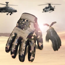 Уличные охотничьи прочные перчатки противоскользящие полный палец перчатки для охоты тренировочные фитнес Велоспорт Рыбалка CS игровой Спорт Велоспорт