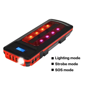 

22000mAh Portable Car Jump Starter Battery Booster Charger 3 USB Vehicle Charging Power Bank Starting Device