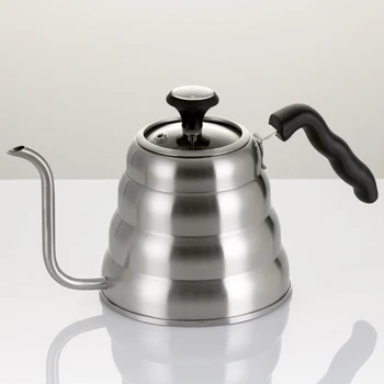 

Coffee Gator Pour Over Kettle Goose-neck Spout With Thermometer For Coffee Teapot Tools 2019 Original Stainless Steel Teapot