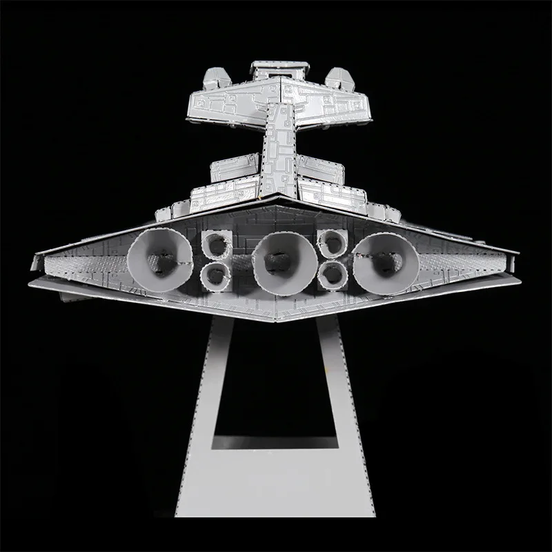 

Pp Box Metal DIY Assembled Model 3D Jigsaw Puzzle Handmade Assembled Imperial Star Destroyer Color English Version