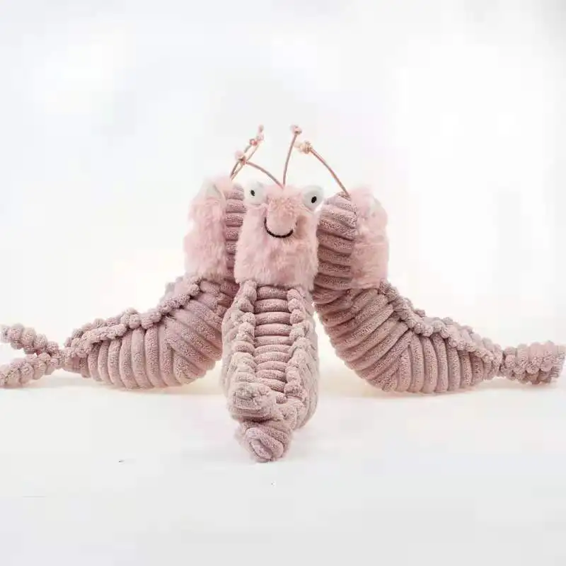 Poupée en peluche de crevettes Pippi de 22 cm