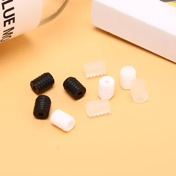 

20Pcs/Set Rope Cord Lock Plastic Stopper Cord End Toggle Clip Buckle Drawstrings Elastic Cord Adjuster Mask Elastic Buckle