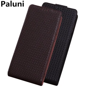 

Business Style Genuine Leather Vertical Flip Case For HTC U19e/HTC Desire 19 Plus Vertical Phone Up and Down Case Funda Capa