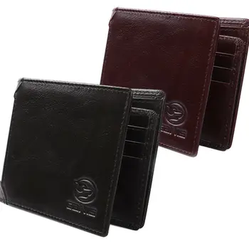 

Luxury High Quality Men Genuine Leather Bifold Wallet Credit Card Holder