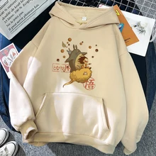 

Totoro Studio Ghibli Kawaii Funny Cartoon Hoodies Women Ullzang Cute Anime Graphic Sweatshirt Spirited Away Tops Hoody Female