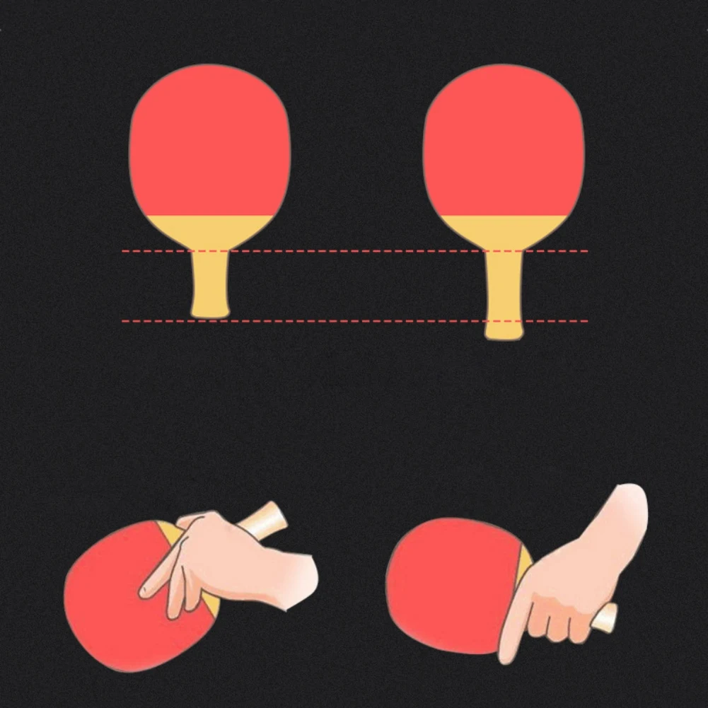 Ракетка для настольного тенниса легкая мощная ракетка для Пинг-Понга Летучая мышь длинный прямой/Горизонтальный захват настольный теннис тренировочные аксессуары