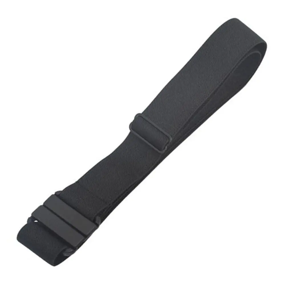 

Adjustable Stretch Waist Belt No Show Flat Buckle Non-Slip Simple Elastic Belts Band For Women And Men Pants Clothes Waistband