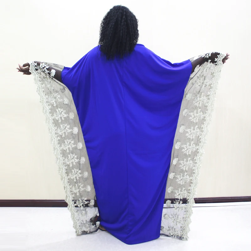 Dashikiage рукав летучая мышь платье с африканскими кружевами мусульманское вечернее платье мама размера плюс одежда для вечеринок