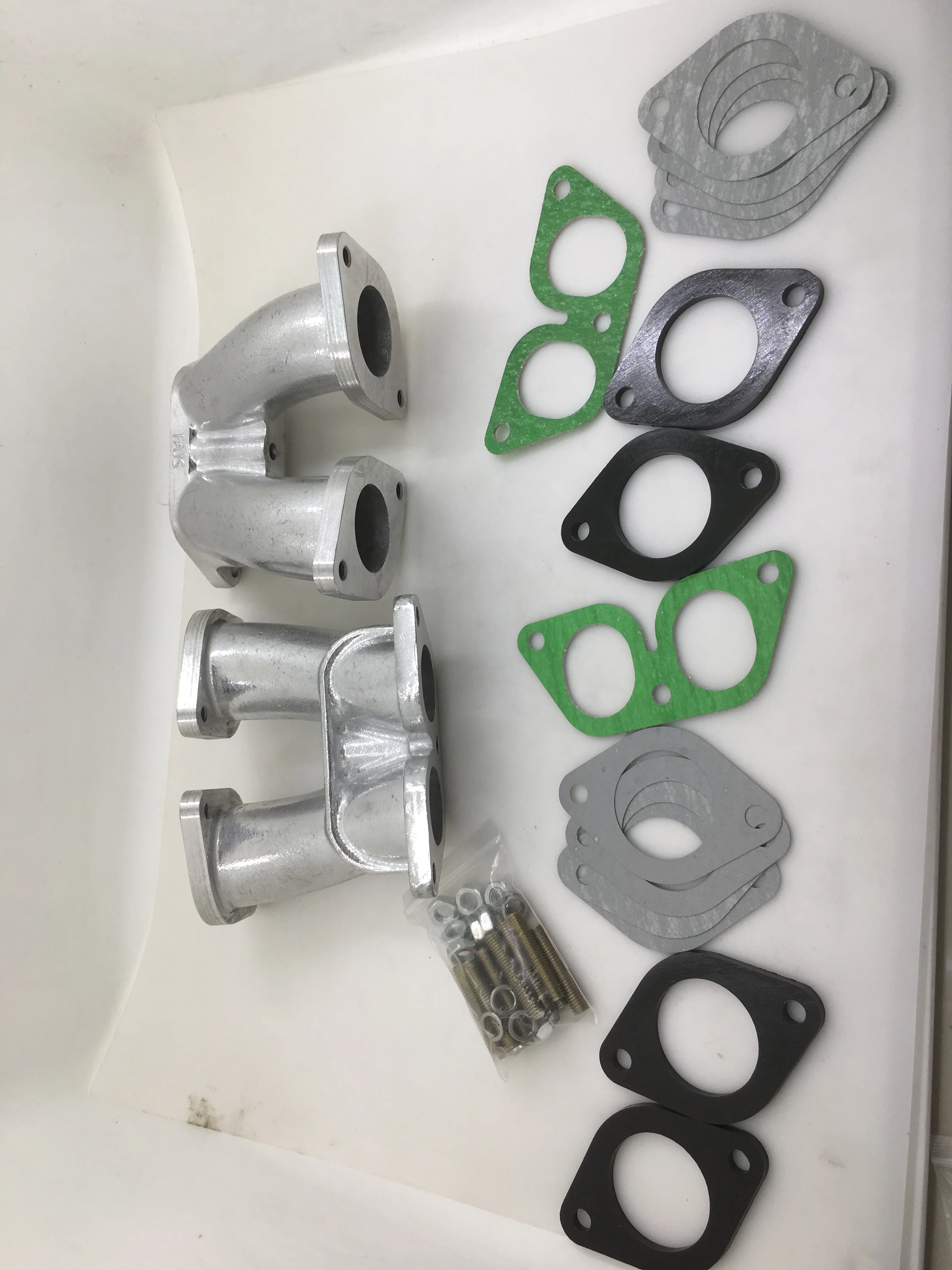 SherryBerg FAJS двойной набор коллектора для PORSCHE 356 912 WEBER IDF DELLORTO DRLA EMPI fajs 356A 356B 356C 356SC SC90 carb