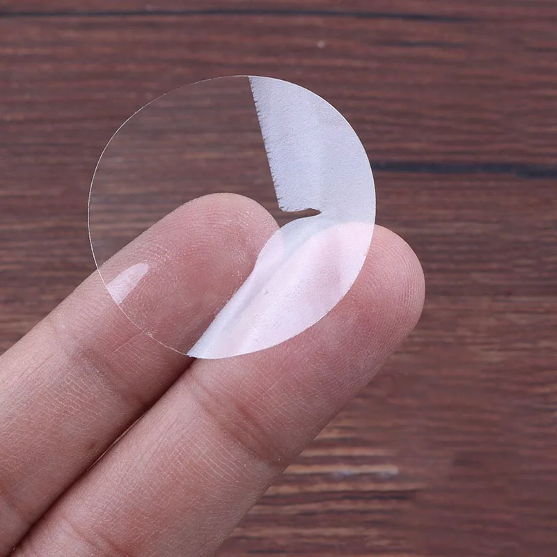 13mm-50mm Round Transparent DIY Sticker for Gift Packing Sealing Stickers Clear stickers labels