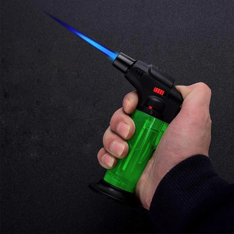 Бутановая Зажигалка для сигар большая ветрозащитная газовая зажигалка бытовая