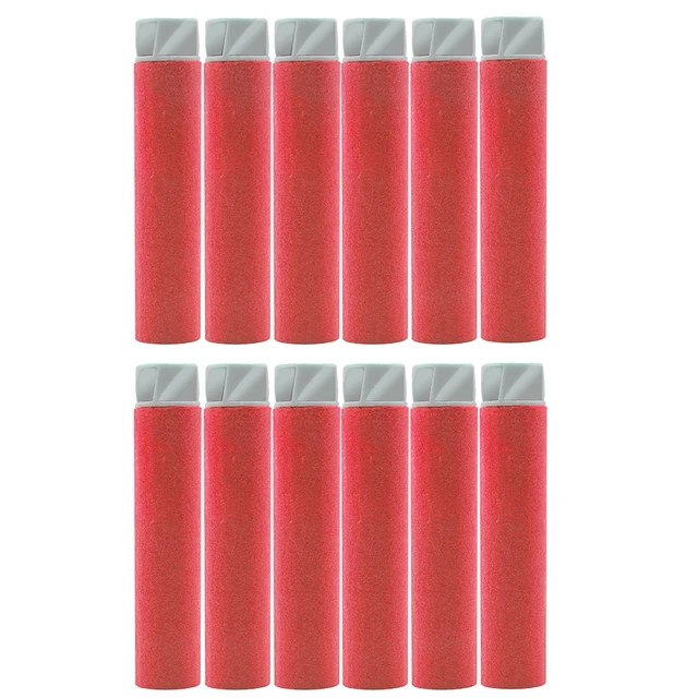 30Pcs 9.5x1.8cm Red Sniper Rifle Bullets Darts for Nerf Mega Kids