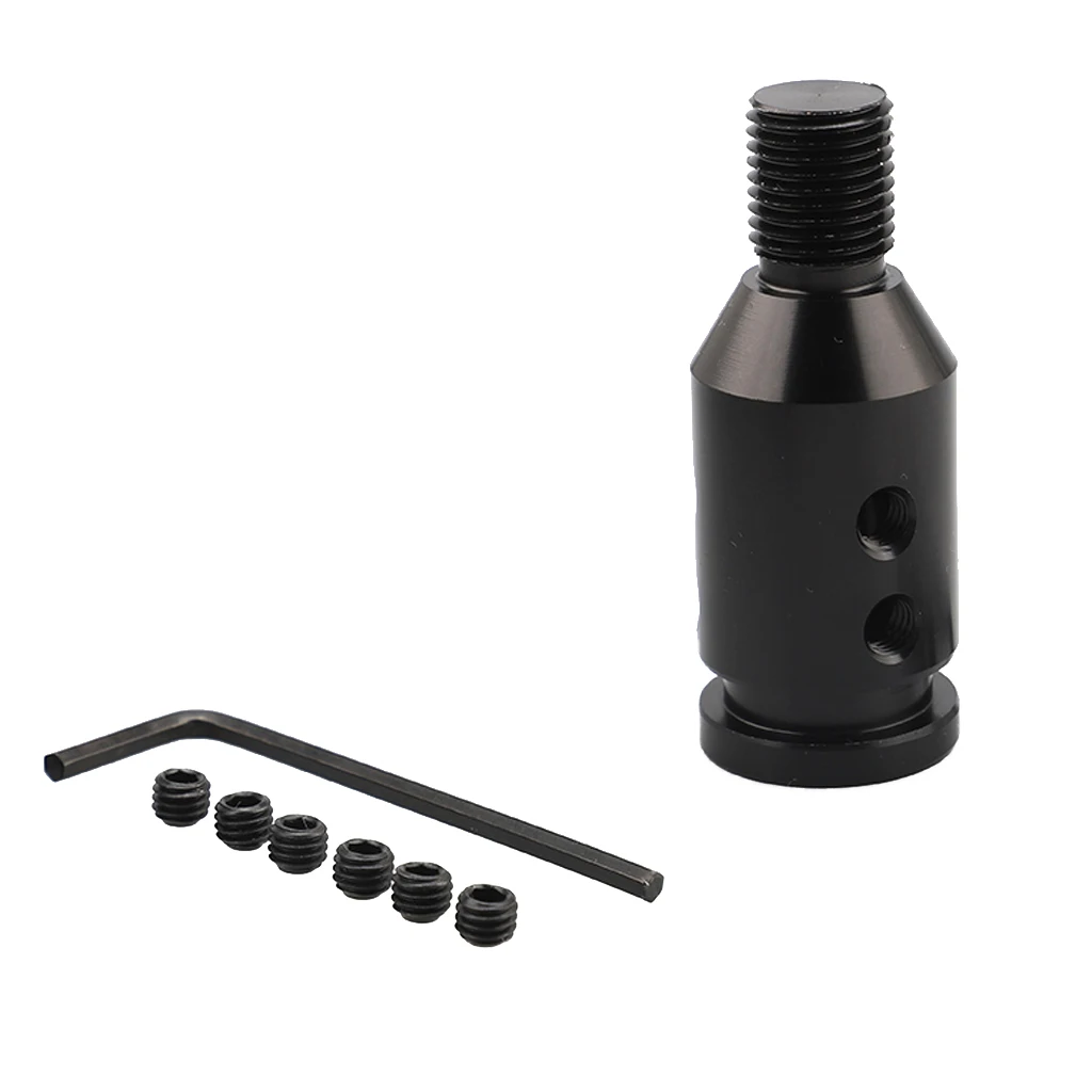 Universal Aluminum Shift Knob Adapter 12x1.25mm For Non Threaded Shifters