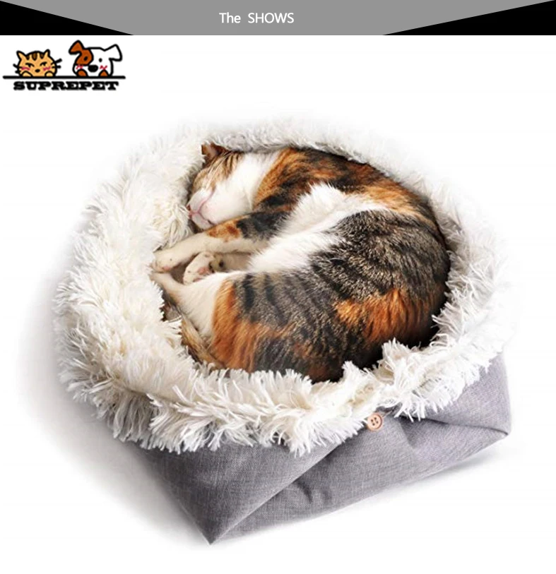 SUPREPET кровать для питомца собаки кошки для маленького котенка теплый флисовый мягкий коврик для кошки коврик для кошачьего туалета складной коврик для кошачьего туалета Coussin Chat лежанка для кошки