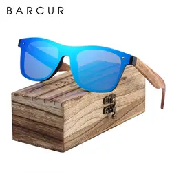 BARCUR трендовая стильная без оправы деревянные солнцезащитные очки для женщин для мужчин квадратный рамки защита от солнца очки Óculos Gafas