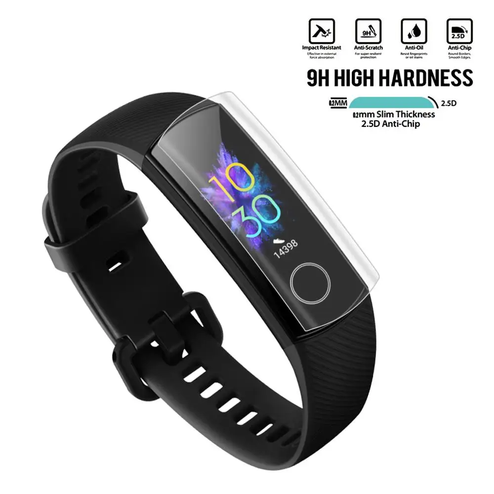 

2/5 Pcs Clear Hydrogel Protective Film For Huawei Honor Band 5 Ultra Thin Screen Protectors Full Cover For Honor Band 4