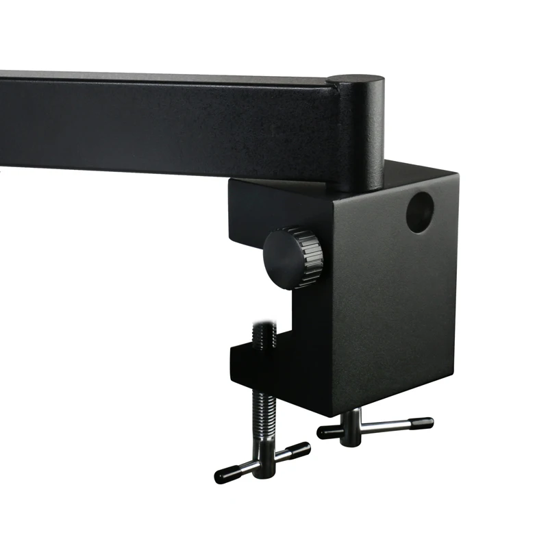  Universal Adjustable Direction Articulating Clamp Holder Bracket Arm 76mm Microscope Stand For Ster