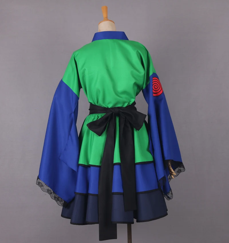 Наруто Shippuden Hatake kakahi konoha Ninja женский косплей-костюм Лолита кимоно платье аниме на заказ униформа Наруто платья