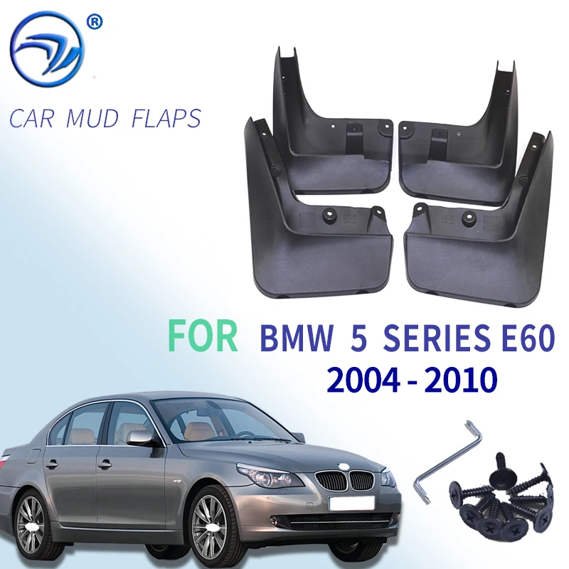 For Bmw 5 Series Sedan Saloon E60 2004 2010 Set Mudflaps Mud Flaps