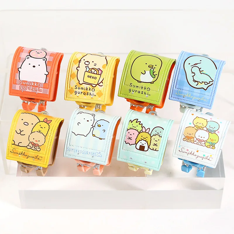 Sumikko Gurashi вещи в углу школьная сумка мини ПВХ Фигурки Подвески Игрушки Куклы 8 шт./компл