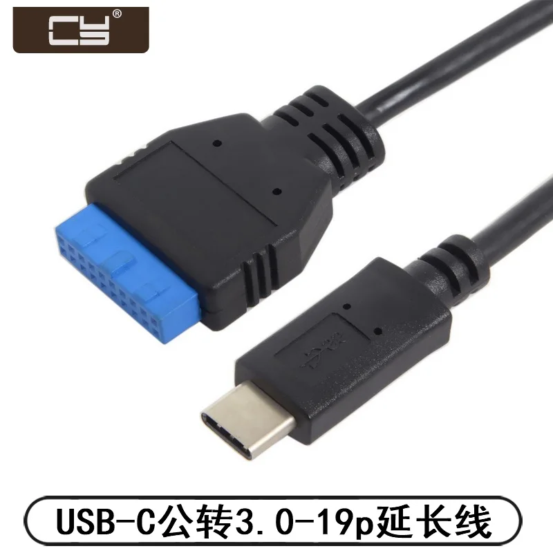 Однопортовый USB 3.0 Type-C USB-C Male к 3 1 материнская плата 19Pin 20-контактный кабель |