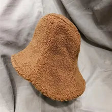 Женская однотонная флисовая шапка из овечьей шерсти, женские пушистые меховые теплые зимние шапки из искусственного меха для девушек, женская шапка из искусственного плюшевого меха в рыбацком стиле