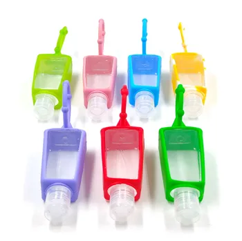 

2020 new 1000pcs 30ml Portable Traveling Refillable Bottle Silicone Hand Sanitizer Perfume Holder Mini Cute Empty Bottle Bath