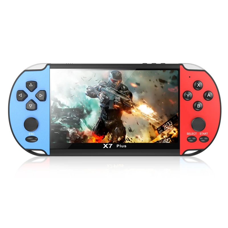 Игровая консоль X7 Plus для видеоигр портативная игровая PSP ретро двойной джойстик