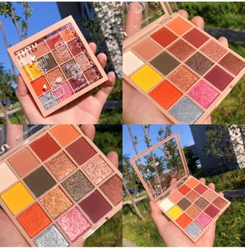 

16 Color Eyeshadow Palette Shimmer Matte Waterproof Metallic Eye Shadow Pallete Glitter Brand Makeup Palette Maquillage Cosmetic