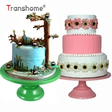 Transhome подставка для торта металлическая 12 дюймов металлическая розовая Свадебная подставка для торта День рождения Макарон Для Кекса стойка для десерта