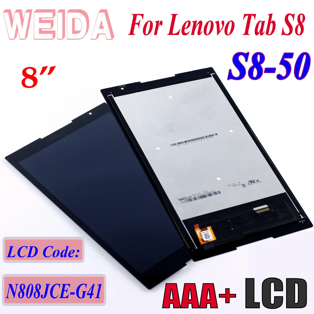 WEIDA/ЖК-дисплей запасные части для Lenovo Tab S8-50 S8-50F планшетный ПК ЖК-дисплей с