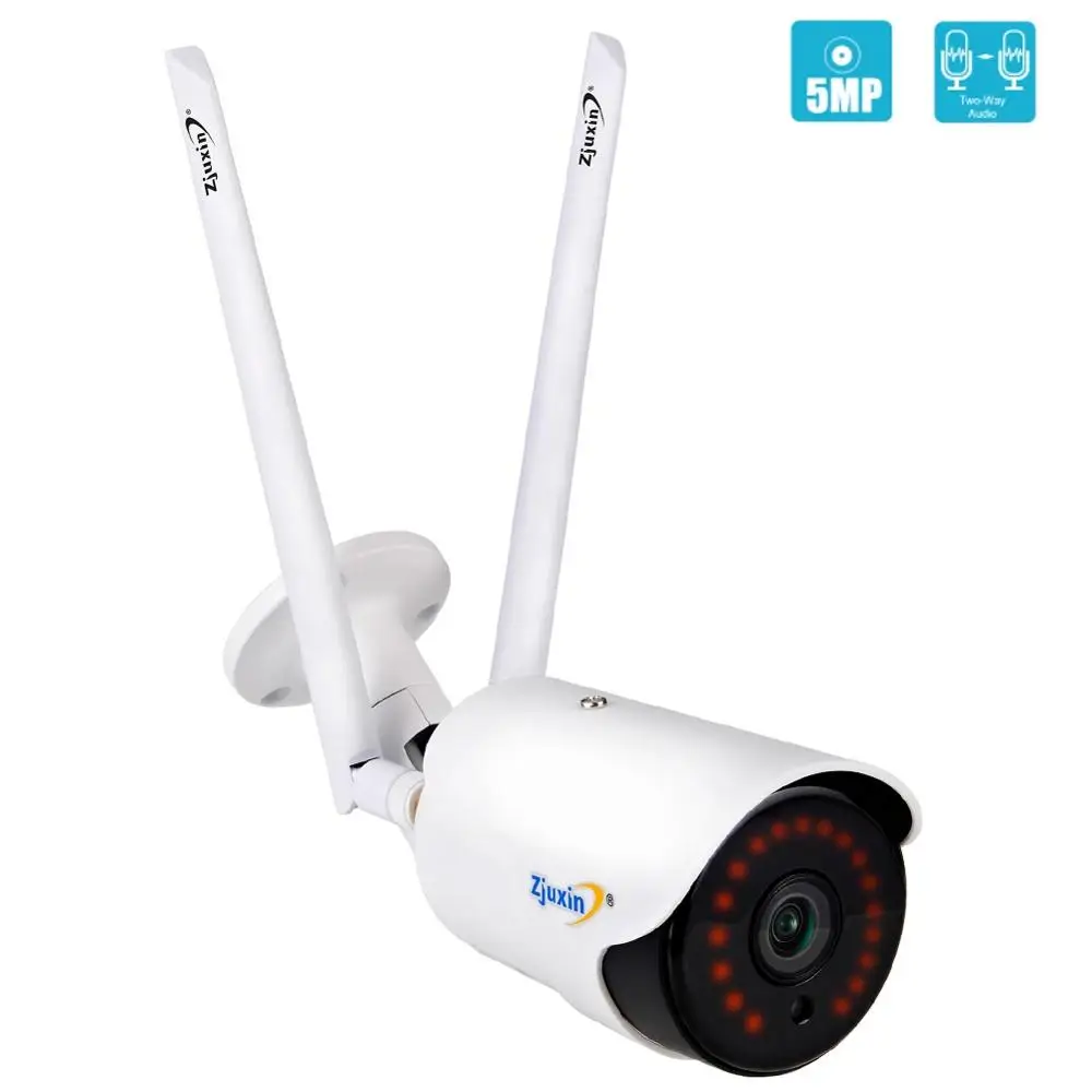 Zjuxin 5 Мп/1080P IP AI камера HD облачная беспроводная Wi Fi наружная погодозащищенная