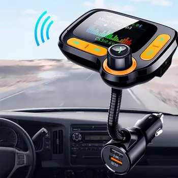 

Auto MP3 Music Player Car Bluetooth Adapter Support TF Card AUX Car Charger M2ED