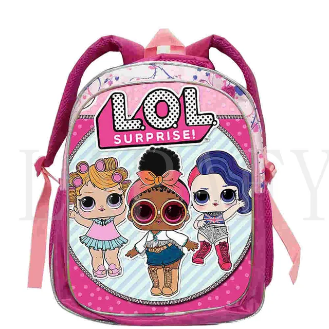 princess Frontier implicit LOL Surprise SchoolBag Kids Pink Backpack for Girls Bookbag Cute Rucksack  Kindergarten Shoulder Knapsack Cute Cartoon Backpack|School Bags| -  AliExpress