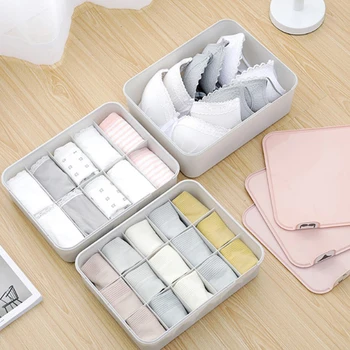 

Multi-size Underwear Organizer Storage Can Adjust The Partition Drawer Closet Organizers Boxes For Bras Briefs Socks Ties Scarfs
