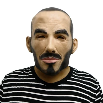 

Realistic Party Cosplay Famous Person Man David Beckham Face Masks Latex Real Human Face Cosplay Mask Cool Event Mask Funny