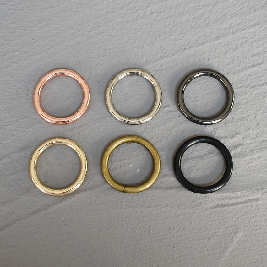 25mm 1개 금속 슬라이더 조절 가능 버클 D링 O링 스냅 훅 핸드백 스트랩 7가지 색상 DIY 액세서리