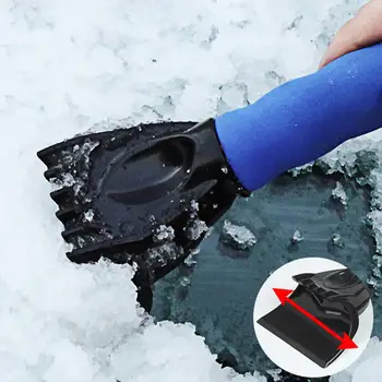 

2pcs/set New Design Snow Scraper Removal Glove Cleaning Snow Shovel Ice Scraper Tool For Auto Window Outdoor Winter Gloves