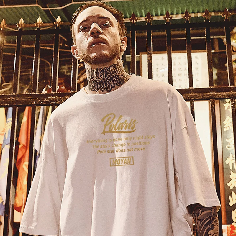 ZAZOMDE 2022 New High Street T Shirt Streetwear Men Hip Hop Printed T-Shirts Summer Hot Sale Harajuku Cotton Tee Male Loose Tops