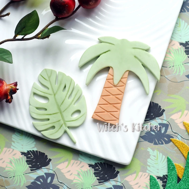 1 шт. ananas Melon noix de coco arbre кактус gâteau moule gomme pâte pour cuisson outil bricolage Sugarcraft decorat|Товары для