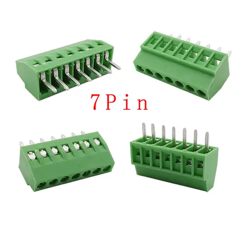 2.54mm/0.1" Pitch PCB Screw Terminal Block Connector 2P 3P 4P 5P 6P 7P 8P 9P 10P 12P 16Pin Terminals 150V 6A for 26-18AWG Cable - Image 16