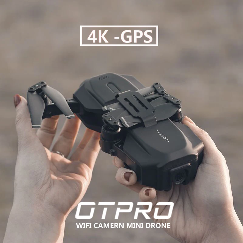 OTPRO GPS мини-Дрон 4K с HD камерой FPV Wi-Fi Квадрокоптер оптическое позиционирование
