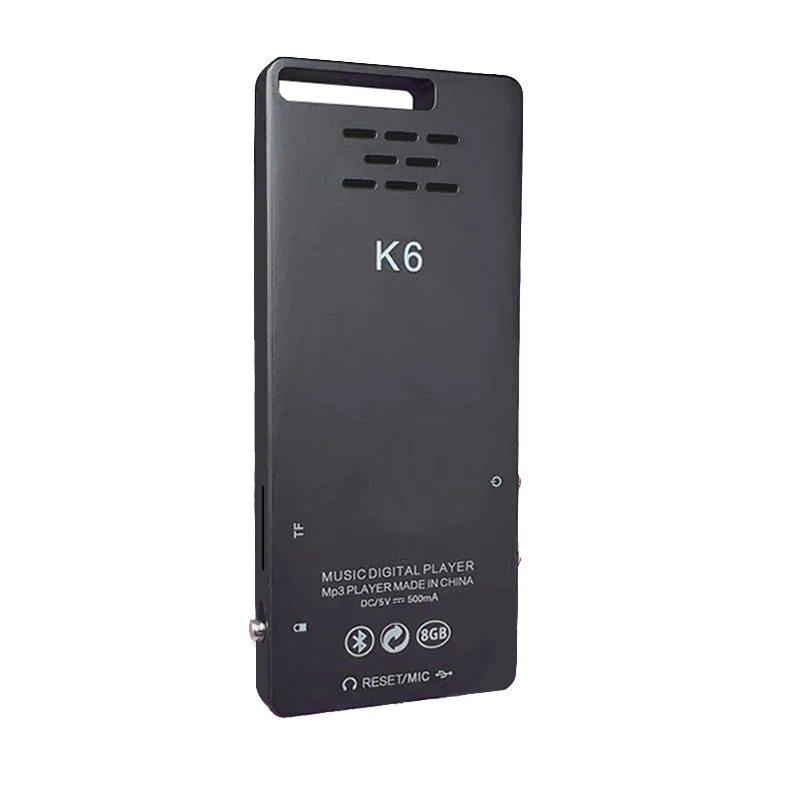 1,8 дюймовый MP3-плеер с Bluetooth динамиком встроенный 8G пресс-экран HiFi портативный Walkman с радио/FM/видео/запись